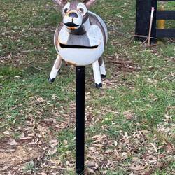 There are a lot of interesting letterboxes we see as we ride...