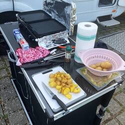 dann zum Braten vorbereitet