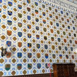 Each of these is the crest of a famous Sicilian family. Until they ran out and made up crests