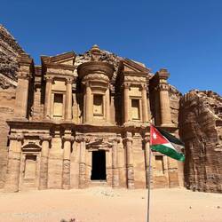 And now the monastery. 150 feet high!