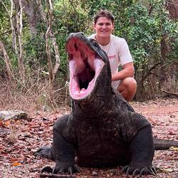 Er musste auch mal gähnen