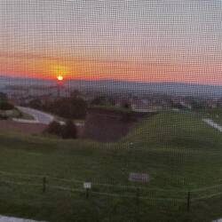 Sonnenaufgang vom Zimmer aus