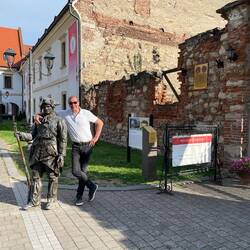 Bernd auf dem Festungsgelände