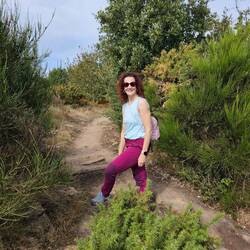 Wanderern auf dem Coastal Path