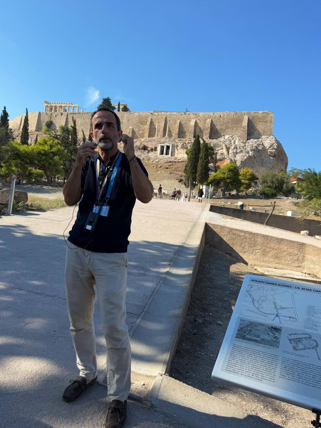 Vassilis, notre guide