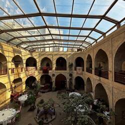 This caravanserai is now a restaurant and special event space