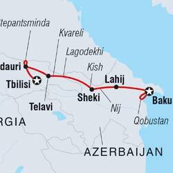 Our tour route