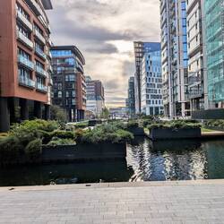 View from the far end of the basin.
