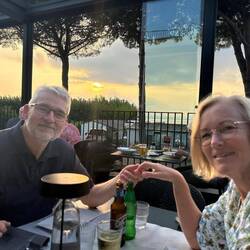 Erster Abend am Gardasee. Der Urlaub beginnt