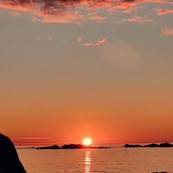 Herrlicher Sonnenuntergang