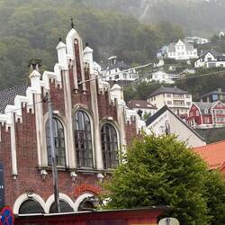 Bergen in the rain