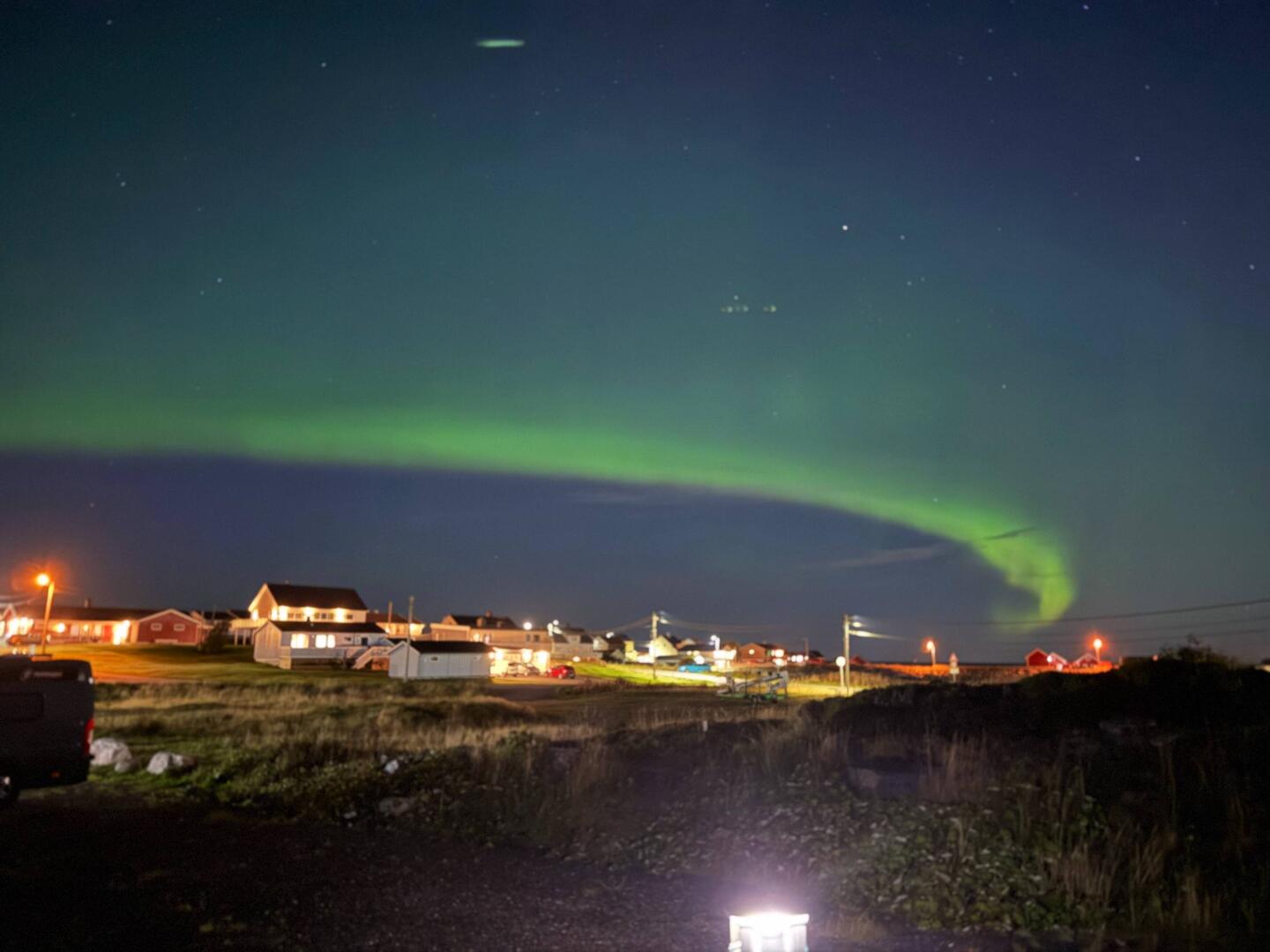 Allererstes Polarlicht in diesem Jahr