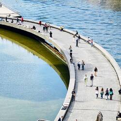 Me encantó el Guggenheim; la arquitectura y las exposiciones son impresionantes.