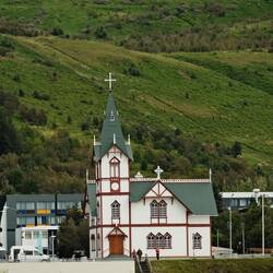 Mega süße Kirche in Húsavík