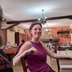 Die Gaststube des Bauernhofes