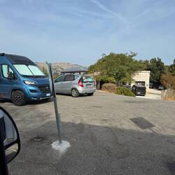 Unsere Stellplatz für die Nacht