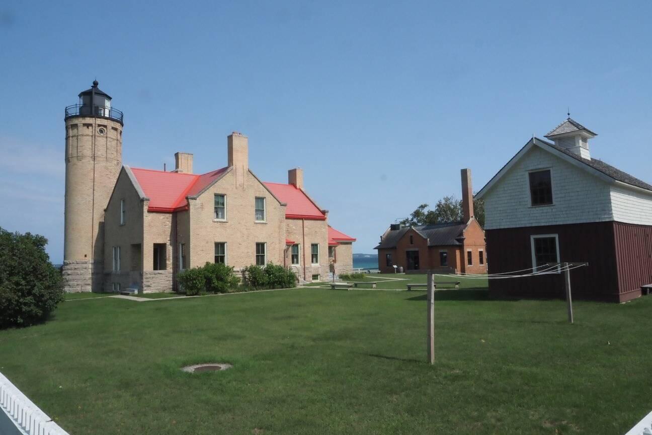 Old Mackinac Point Lighthouse grounds.
