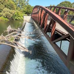 Mohawk River, just before coming into the Erie Canal.