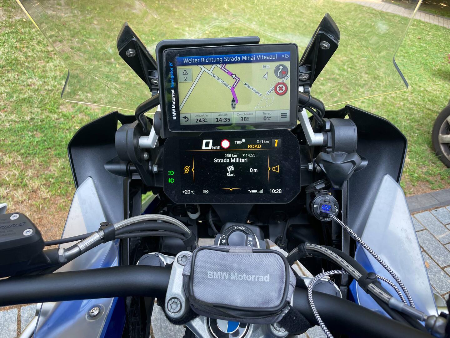 Tagesstreckenplan 243 km