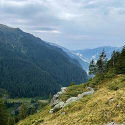 Blick Richtung Süden ins Tal