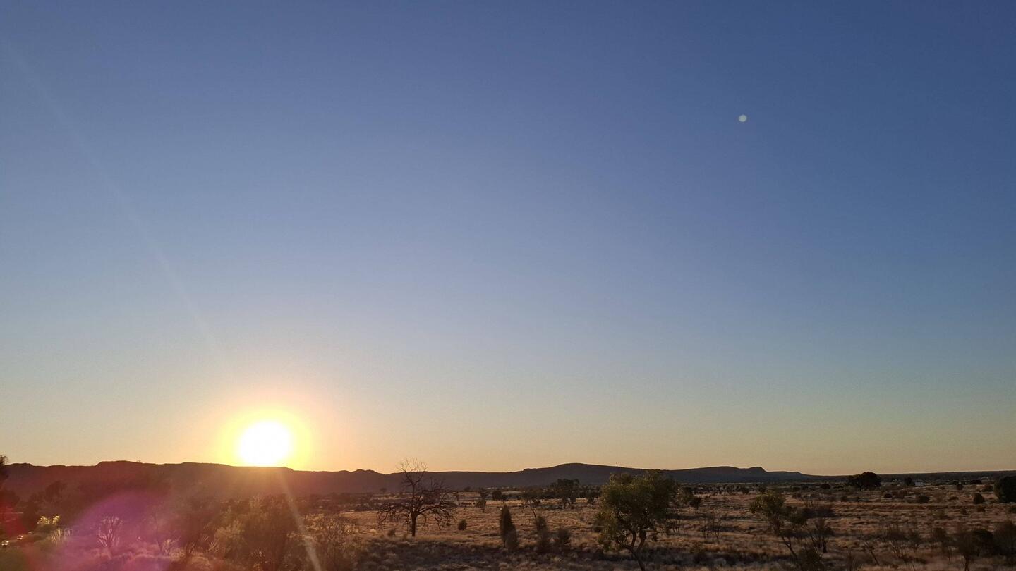 Sonnenaufgang über den dem Kings Canyon
