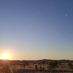 Sonnenaufgang über den dem Kings Canyon