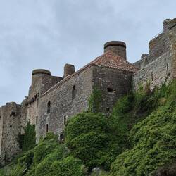 Mont Orgueil Castle. Sogar von Frankreich sichtbar!