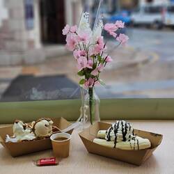 Belgische Waffeln im Waffle-House