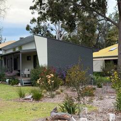 The homes on the island were pretty eclectic