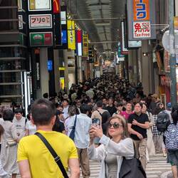 Dotonbori at 3 pm on Wednesday!