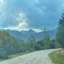 Chmury burzowe nad Retezatem