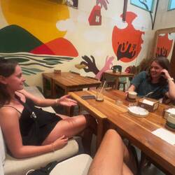 Kaffee mit Celi und Meli