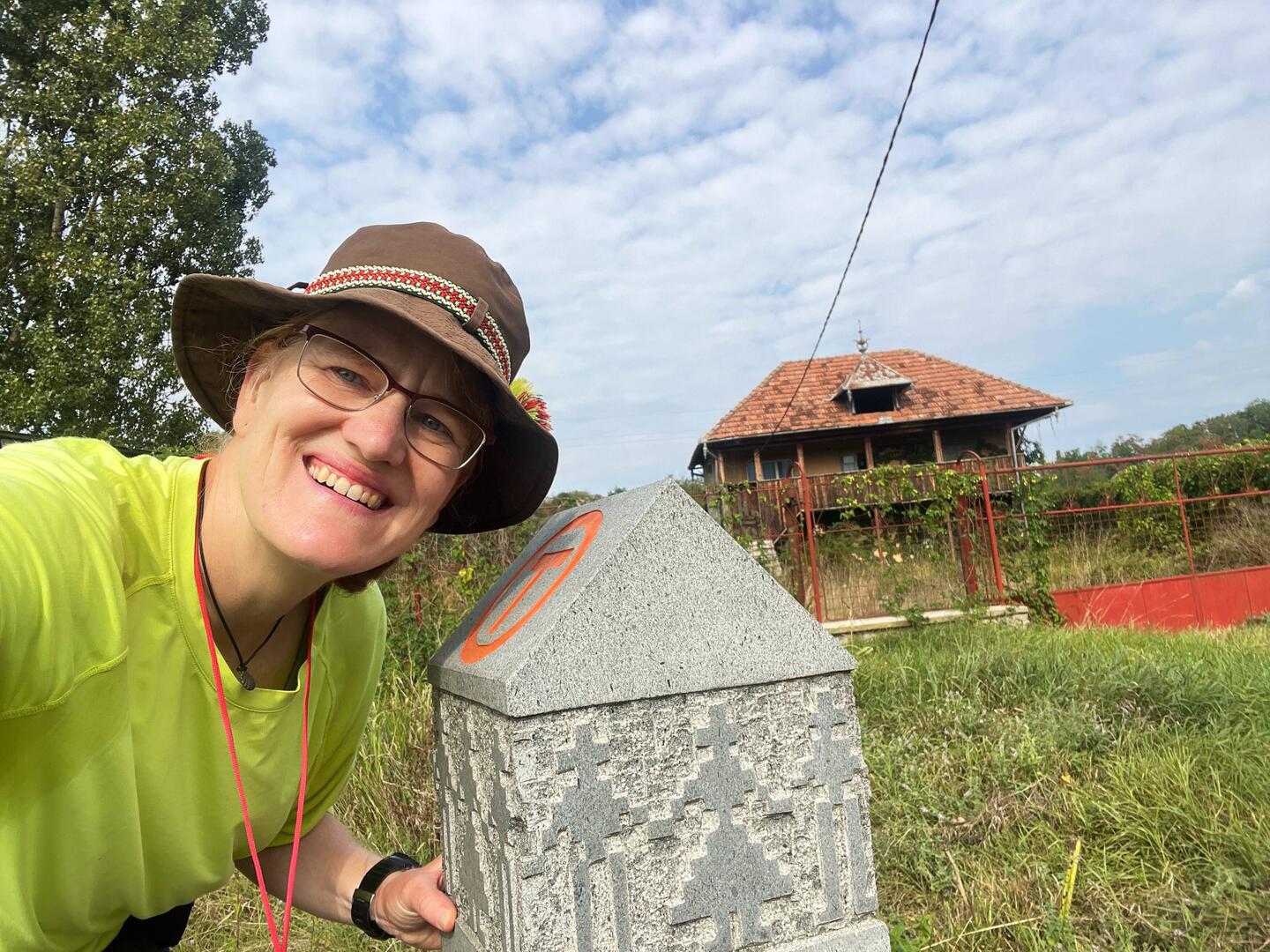 der letzte Kilometerstein der Terra Banatica