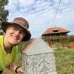 der letzte Kilometerstein der Terra Banatica