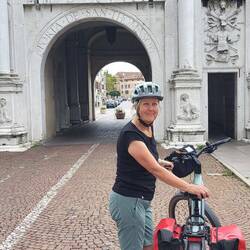 Hier geht's nach Treviso rein. Auch schön.