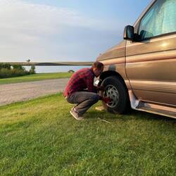 Wir wechseln die Radbolzen