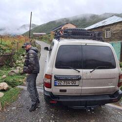 Vor der Abfahrt in Ushguli