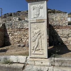 Detailed column carvings