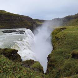 Gullfoss. Looks a lot like Victoria Falls