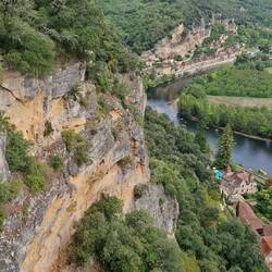 La Roque-Gageac mal von oben, 192m