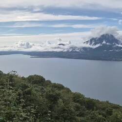 Ein paar km weiter hat er sich wieder gezeigt 😉
