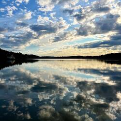 Abendstimmung am See