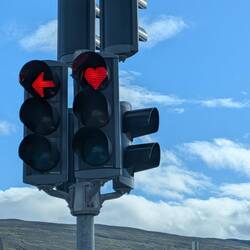 Süße Ampeln in Akureyri