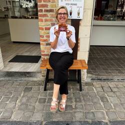 Endlich eine frisch gebackene Waffel