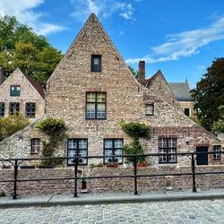 Der Stadtteil Beginenhof. Hier lebten reiche Frauen freiwillig wie im Kloster