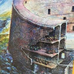 Reconstitution of a possible use of the round structures