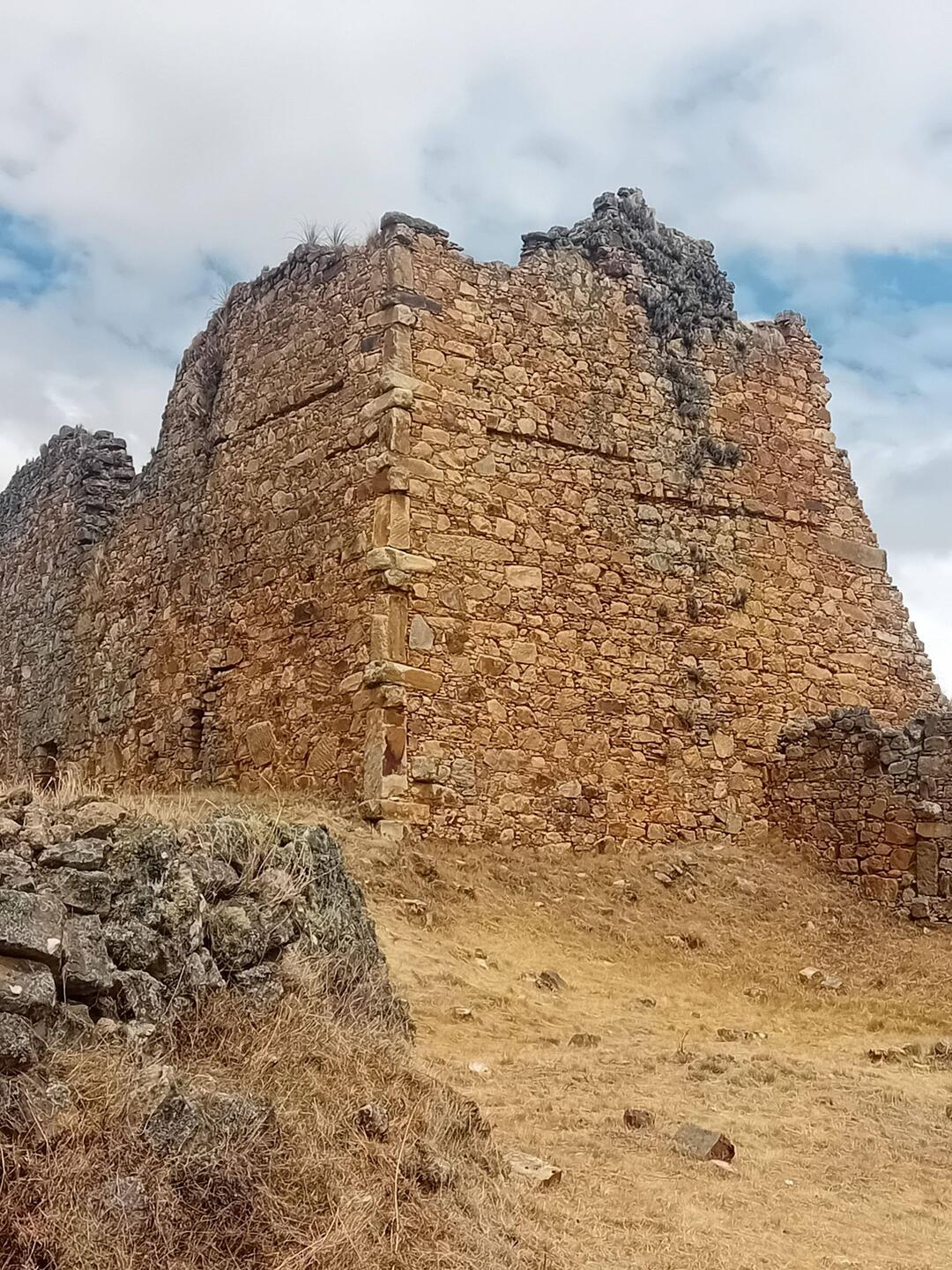 The impressive first towers (partly rebuilt)
