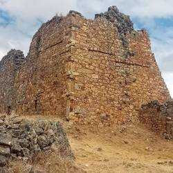 The impressive first towers (partly rebuilt)
