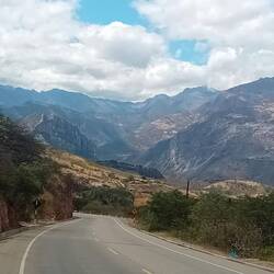 Impressive descent into Cajabamba