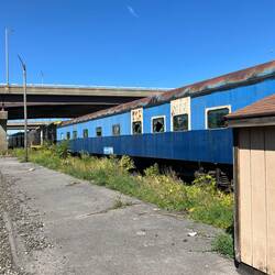 These cars have seen better days.